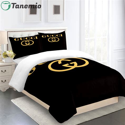 black and gold gucci bed sheets|Gucci quilt shop.